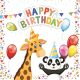 Geburtstag Star Happy Birthday Serviette 20 Stk 33x33 cm
