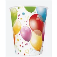 Farbe Balloons Ballon-Pappbecher 8er-Set 250 ml