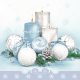 Weihnachten Blue&Silver Composition Servietten 20er Pack, 33x33 cm