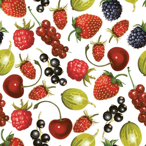 Früchte Summer Fruits Servietten 20er Pack 33x33 cm