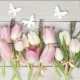 Blume On Wood Tulpenservietten 20er Pack 33x33 cm