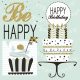 Geburtstag Mint Happy Birthday Serviette 20 Stk 33x33 cm