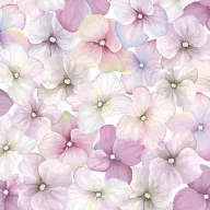 Blume Pink Hydrangea Serviette 20 Stk 33x33 cm