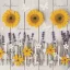 Blume Composition Lavendel- und Sonnenblumenserviette 20 Stk 33x33 cm