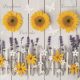 Blume Composition Lavendel- und Sonnenblumenserviette 20 Stk 33x33 cm