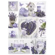 Farbe Mosaic Lavendel A/4 Gummimappe