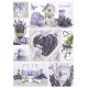 Farbe Mosaic Lavendel A/4 Gummimappe