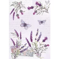 Farbe Butterfly Lavendel-A/4 Dokumentenmappe mit Gummiband