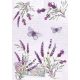 Farbe Butterfly Lavendel-A/4 Dokumentenmappe mit Gummiband