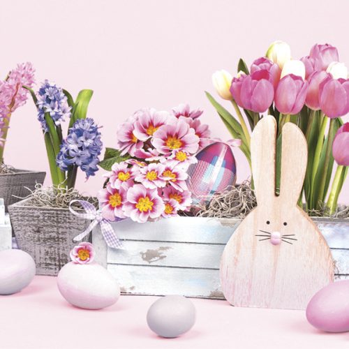 Ostern Wooden Bunny Serviette 20 Stk 33x33 cm