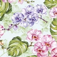 Blume Wild Orchid 20 Servietten 33x33 cm