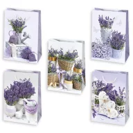 Blume Purple Lavendel Papier Geschenktasche 29x40x12 cm
