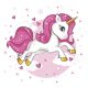Einhorn Pink Heart 20-Stück Serviette 33x33 cm