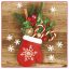 Weihnachten Glove Full of Xmas Servietten 20er Pack, 33x33 cm