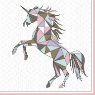 Einhorn Graphic Wild Serviette 20 Stk 33x33 cm