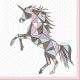Einhorn Graphic Wild Serviette 20 Stk 33x33 cm
