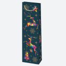 Weihnachten Patterned Papier Weintasche 12x40x9 cm