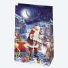 Weihnachten Wishes Papiergeschenktasche 16x24x7 cm