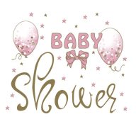 Baby Pink Babyparty Serviette 20er-Pack 33x33 cm