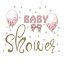Baby Pink Babyparty Serviette 20er-Pack 33x33 cm