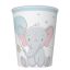 Elefant Blue Balloon Baby Papierbecher 8er-Set, 250 ml