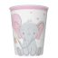 Elefant Pink Balloon Baby Pappbecher 8 Stück 250 ml