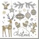 Weihnachten Nordic Style Motifs Servietten 20er Pack, 33x33 cm