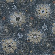   Weihnachten Stars And Twirls Navy Servietten 20er Pack, 33x33 cm