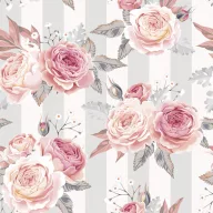Blume Grey Stripes Rosenserviette 20er Pack, 33x33 cm