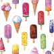 Eis Watercolour Eiscreme Serviette 20 Stk 33x33 cm