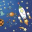 Platz Rockets&Aliens Servietten 20er Pack 33x33 cm