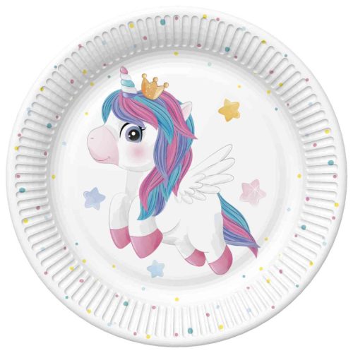 Einhorn Magical Pappteller 8er Pack 22,7 cm