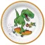Dinosaurier Crazy 8er-Pack Pappteller 22,7 cm