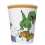 Dinosaurier Crazy Papierbecher 8 Stk 250 ml