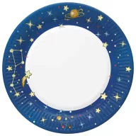 Platz Rockets&Aliens Papierteller 8 Stk 22,7 cm