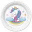 Einhorn Magical Papierteller 8er-Set, 18 cm