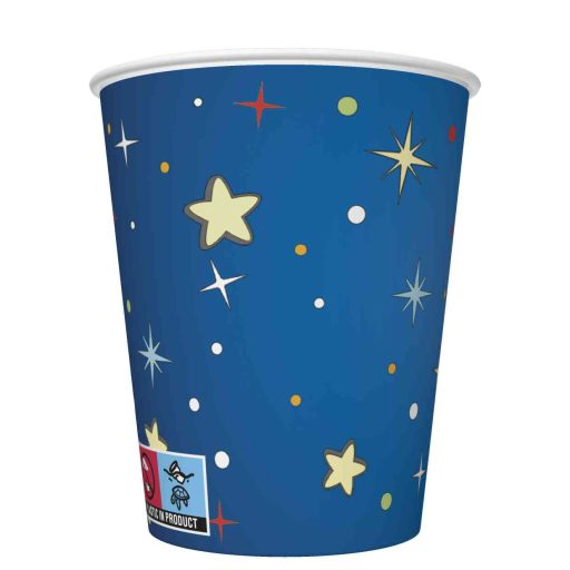 Platz Rockets&Aliens Papierbecher 8 Stk. 250 ml