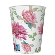 Farbe Arrangement Blumen-Pappbecher 8 Stk 250 ml