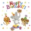 Geburtstag Animals Happy Birthday Serviette 20 Stk 33x33 cm