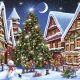 Weihnachten Night Servietten 20er Pack, 33x33 cm