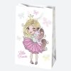 Tiere Cutie Mädchenhafte Papiertüte 16x24x7 cm