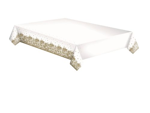 Farbe Gold Dekorative Papier Tischdecke 120x180 cm