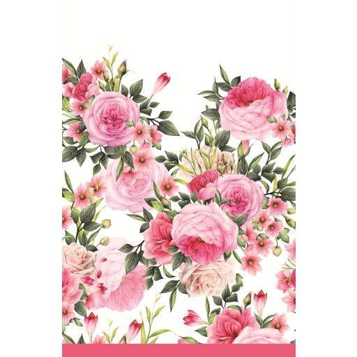 Farbe Twigs with Leaves Rose Papier Tischdecke 120x180 cm