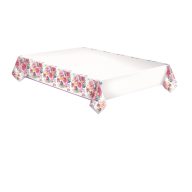 Farbe Arrangement Blumen Papiertischdecke 120x180 cm