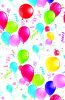 Ballon Party Papier Tischdecke 120x180 cm