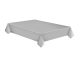 Farbe White Dots Graue Papier Tischdecke 120x180 cm