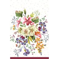 Farbe Delicate Flowers Blumenpapier-Tischtuch 120x180 cm