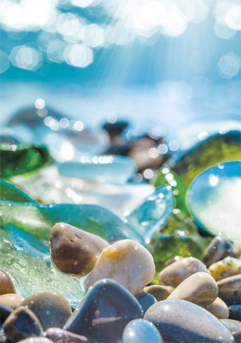 Farbe Sea Glass Natur A/4 Gummizugmappe