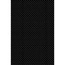 Farbe White Dots Schwarze Papier Tischdecke 120x180 cm