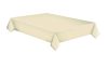 Farbe White Dots Ecru-Papier Tischdecke 120x180 cm